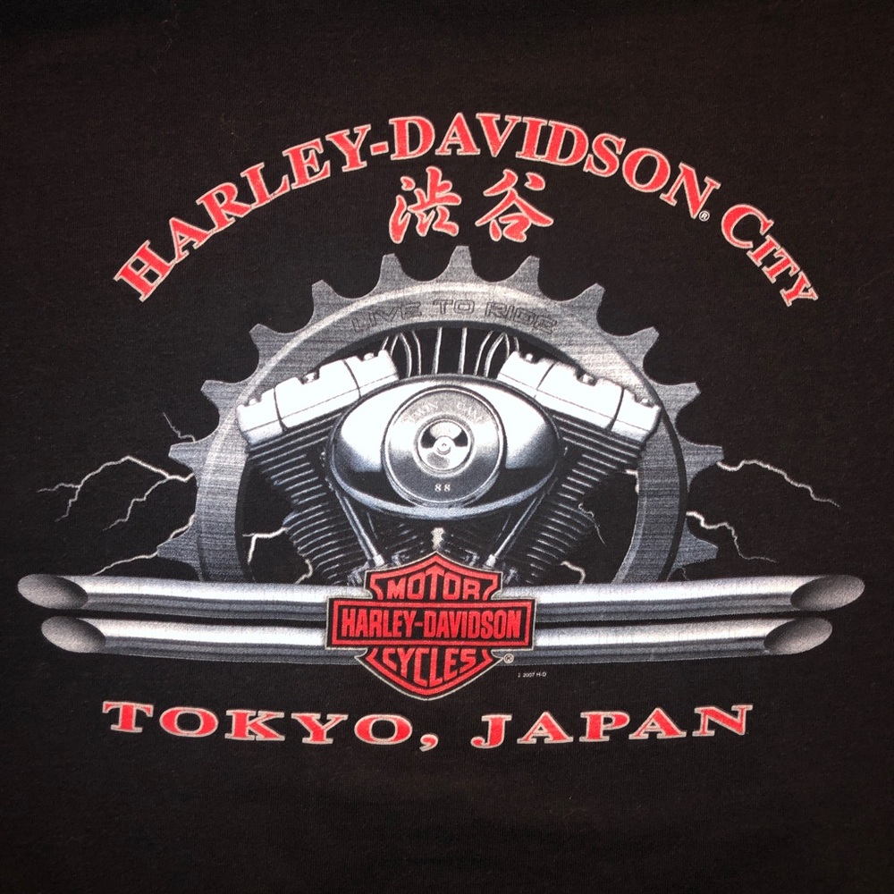 Super Rare Harley T-shirt “Tokyo, Japan”